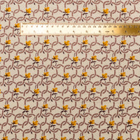 Chain Link Floral - yellow