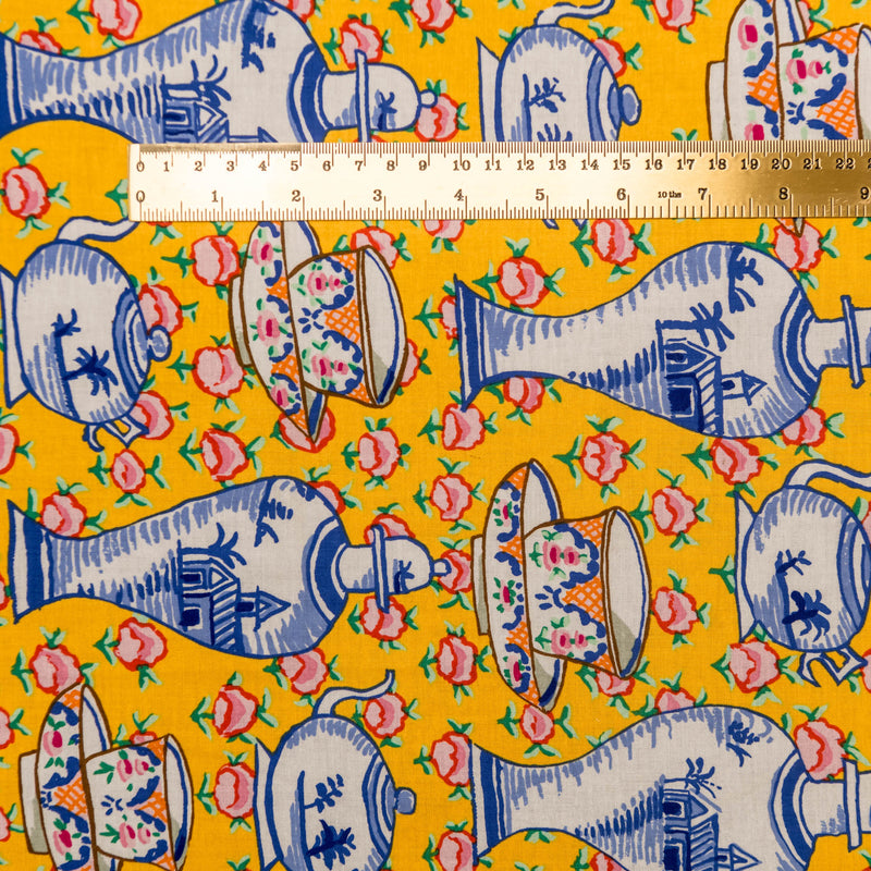 Delft Pots - yellow