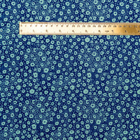 Floral Reef - navy