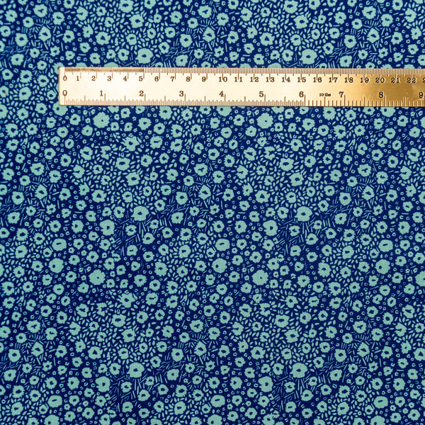 Floral Reef - navy