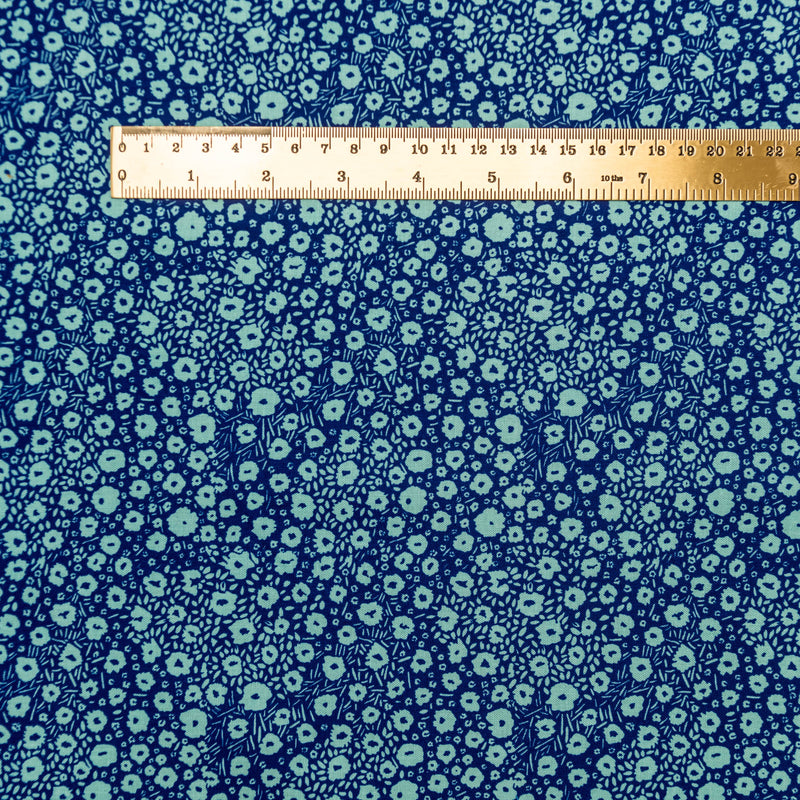 Floral Reef - navy