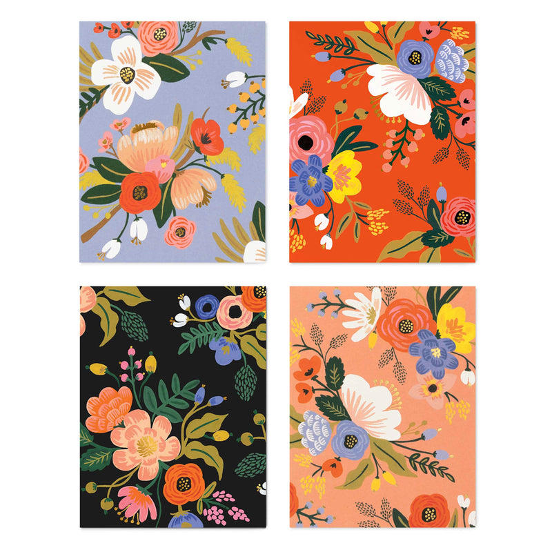 Boxed notecards - lively florals