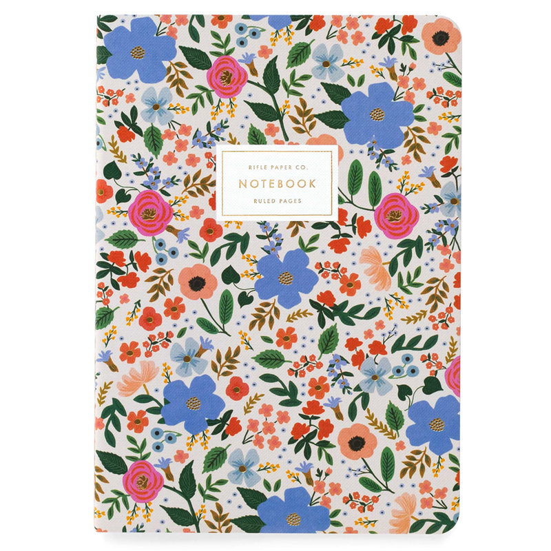 Stitched spine notebook - white