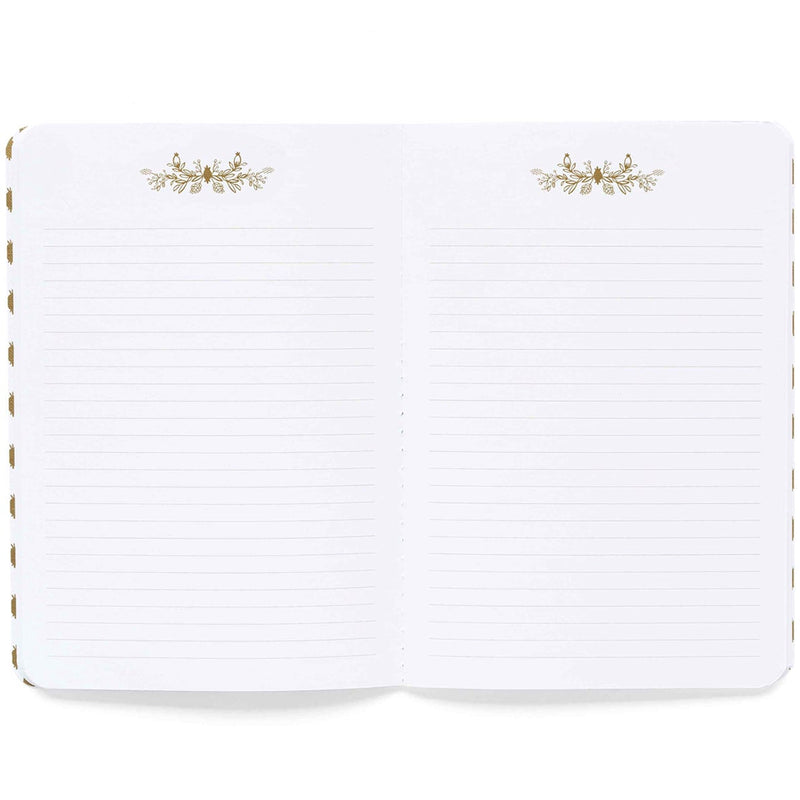 Stitched spine notebook - white