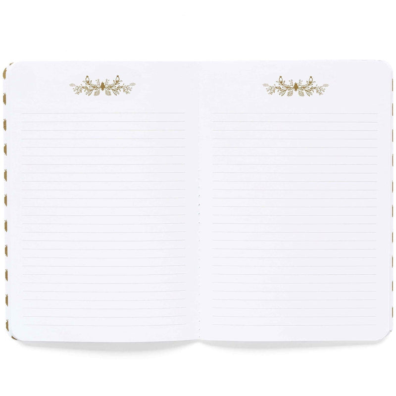 Stitched spine notebook - blue