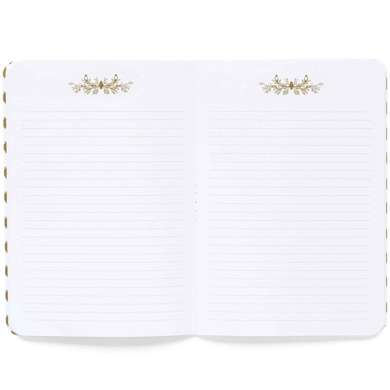 Stitched spine notebook - black