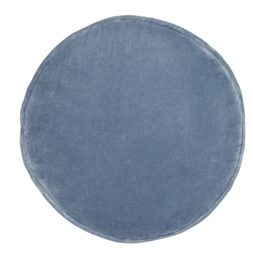 Cushion - penny round - velvet