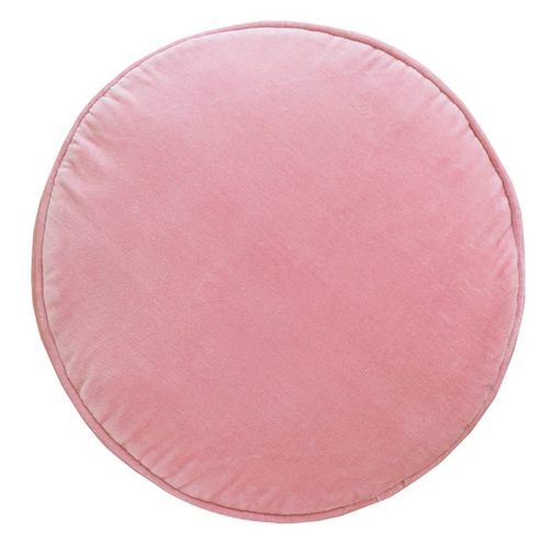 Cushion - penny round - velvet