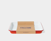 Enamel tray - small - red