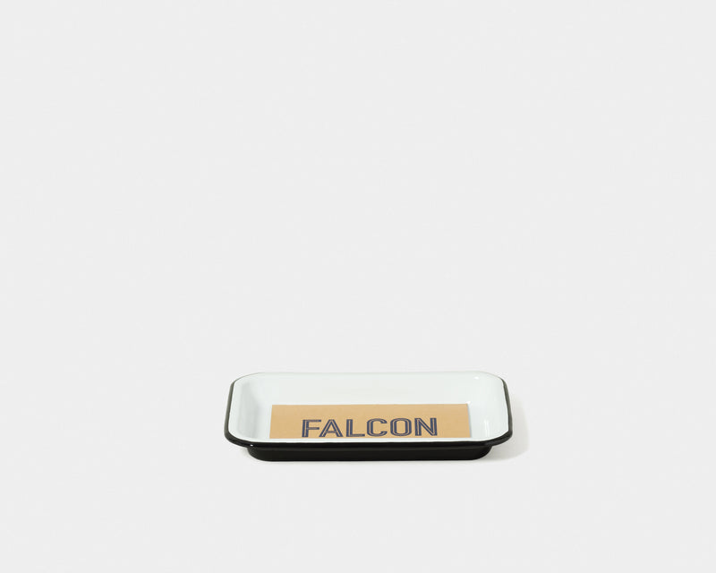 Enamel tray - small - black